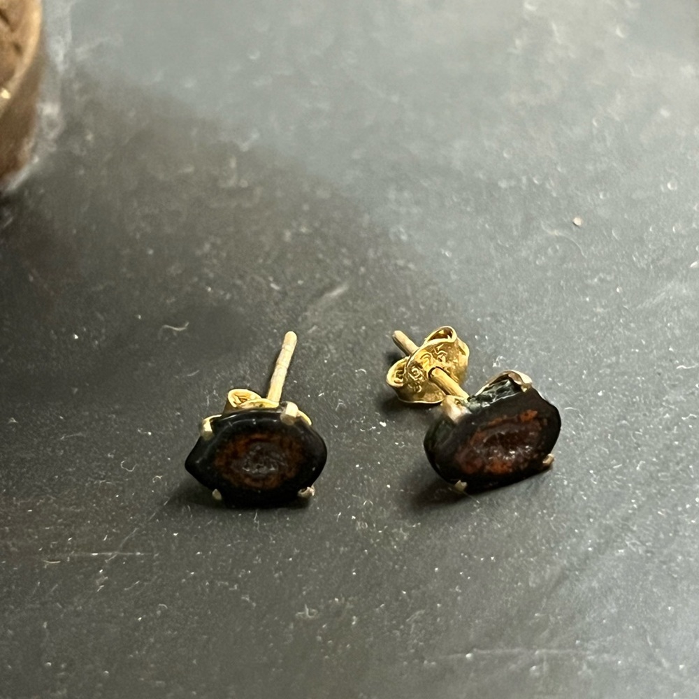 Geode Crystal Studs - image 1